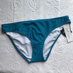 Salt + Cove Teal Blue Bikini Bottom - Size Large
